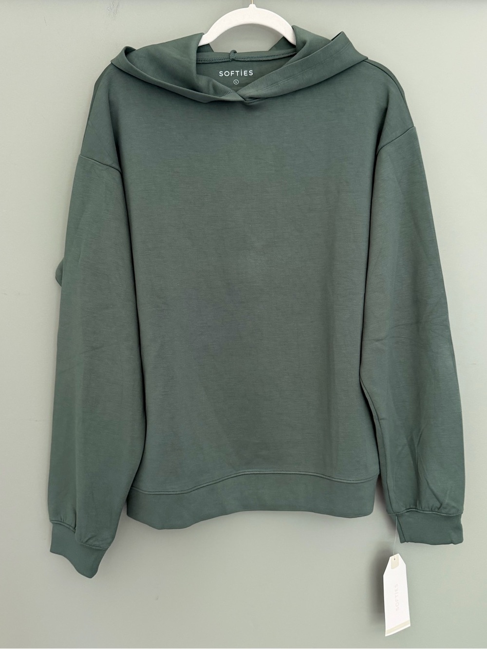 NWT Softies Dreamtech Oversized Dusty Green Hoodie